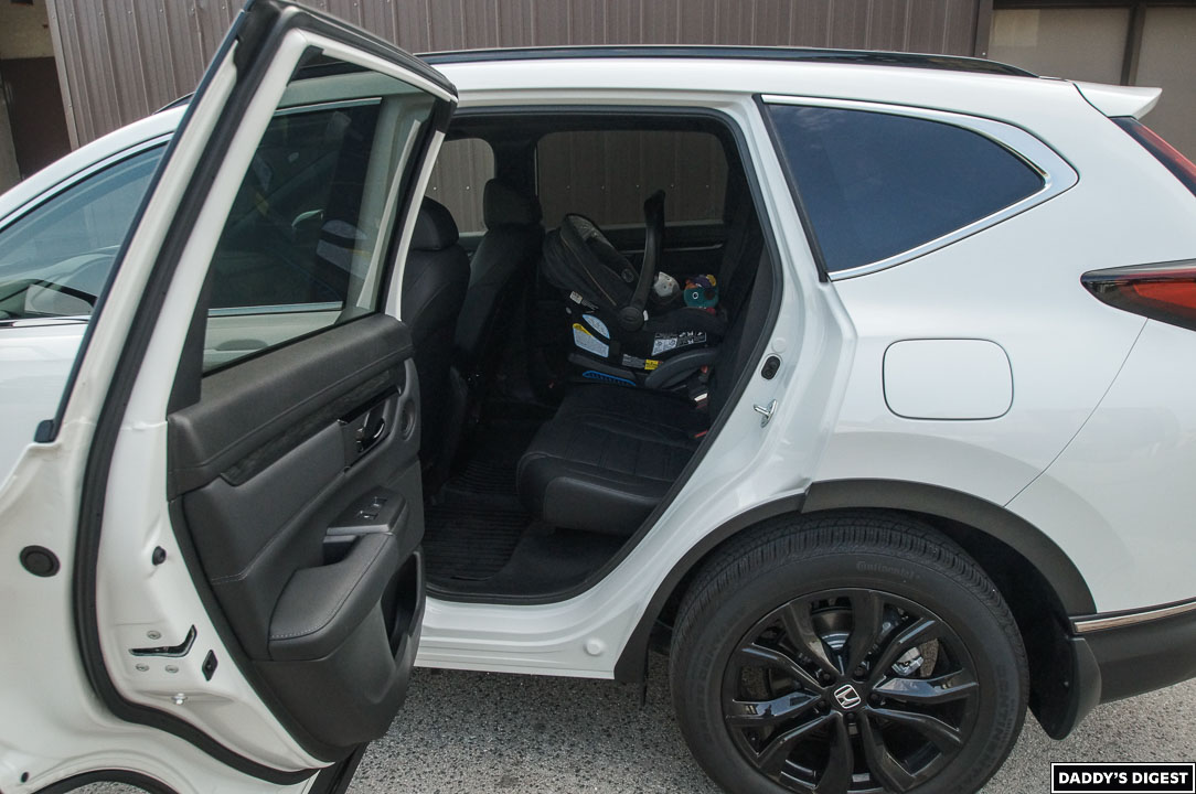 2022 Honda CR-V Black Edition Rear Door Open With Child Seat