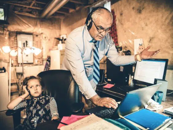 After a Separation 4 Years Ago, This Dad Lives in the Basement of the Family Home