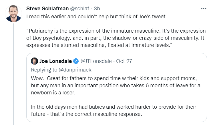 Dads respond to tweet that new dads “losers” if they take 6 months paternity leave