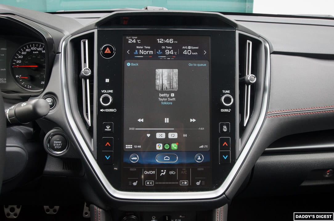 2022 Subaru WRX Infotainment